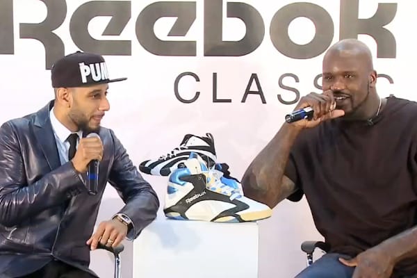Swizz Beatz 與 Shaq 討論 Reebok Shaq Attaq 和 Shaqnosis 的回歸