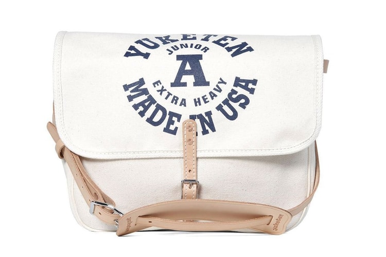 Yuketen Natural Canvas Mailman Bag