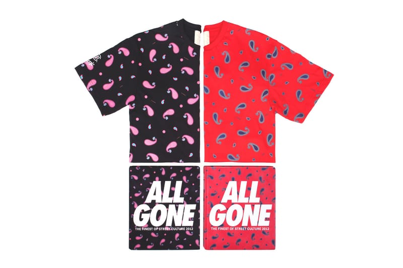 CLOT x All Gone 2012 年 Paisley 別注印花 T 恤