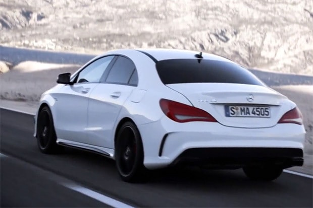 Mercedes-Benz 公開全新 2014 CLA 45 AMG 宣傳視頻概念影片