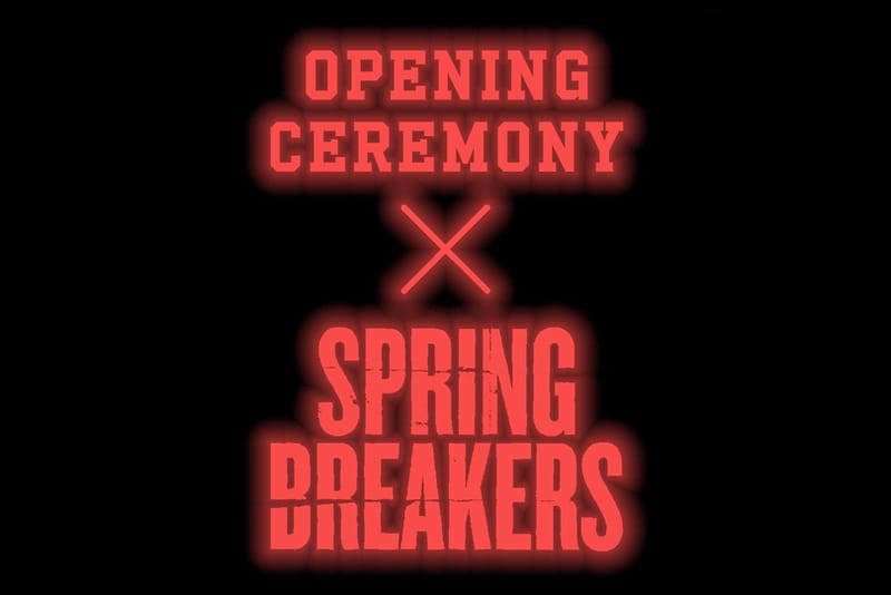 Opening Ceremony 與 Todd “REAS” James 合作為電影 《Spring Breakers》 推出限定單品
