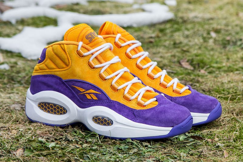 Sneakersnstuff x Reebok Question Mid “The Crocus” 聯名鞋款