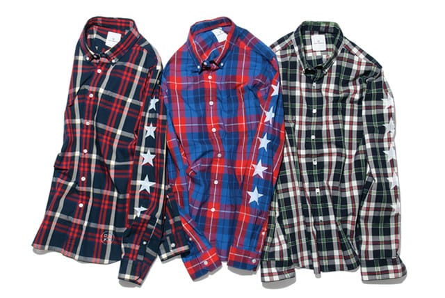 uniform experiment FIVE STAR BROAD CHECK B.D. SHIRT