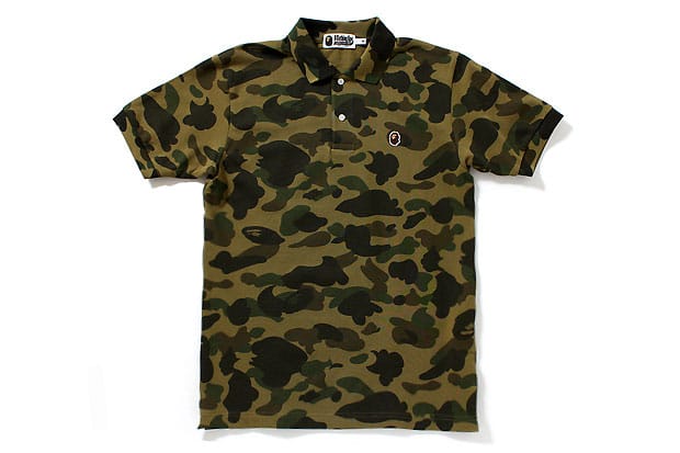 A Bathing Ape Apesta 1st Camo 迷彩 Polo 衫
