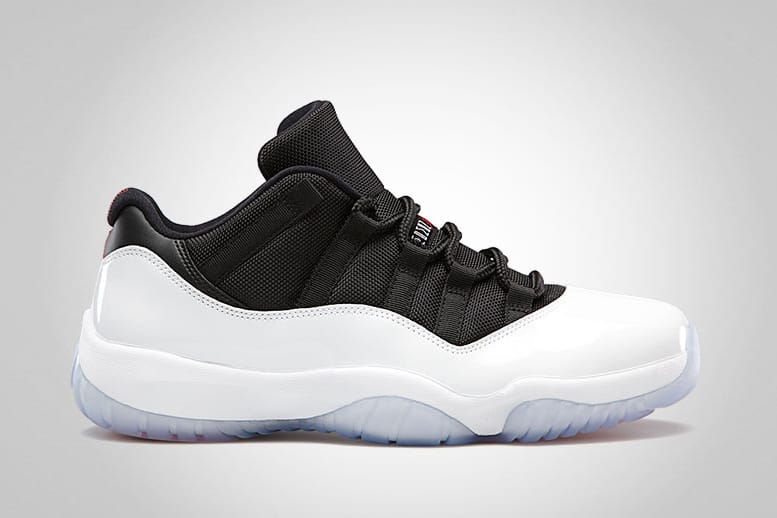 Air Jordan 11 Retro Low White/Black-True Red 新配色球鞋