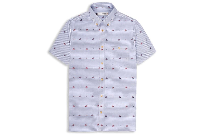 Ben Sherman 2013 春夏 Bicycle Print Japanese Fabric Shirt 短袖襯衫