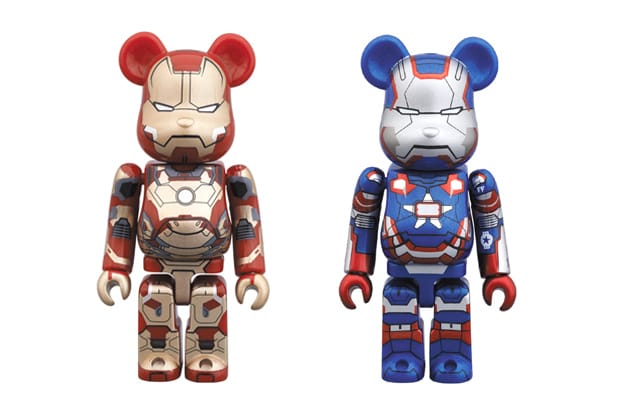 Iron Man 3 x Medicom Toy 100% Bearbricks 聯名限量玩偶