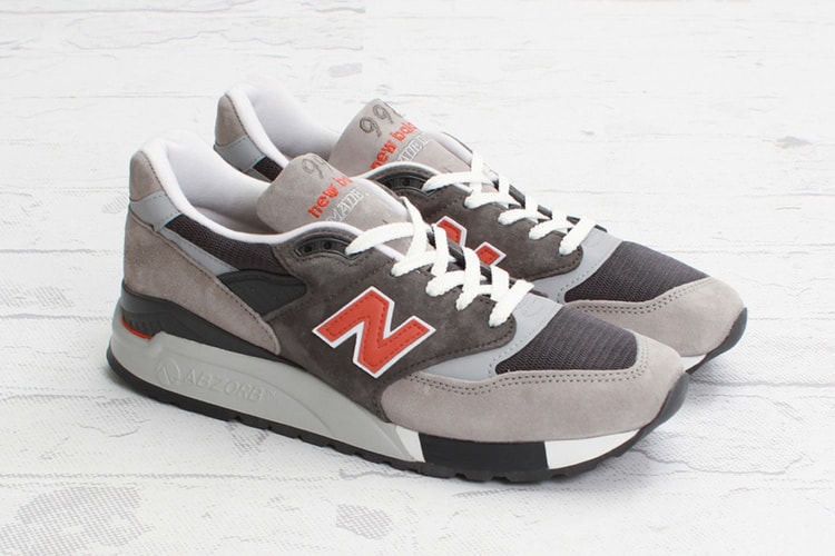 New Balance M998GGO Grey/Orange 鞋款