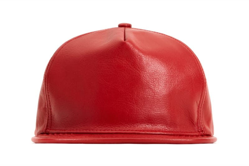 Stampd Burgundy Lambskin Snapback 帽款