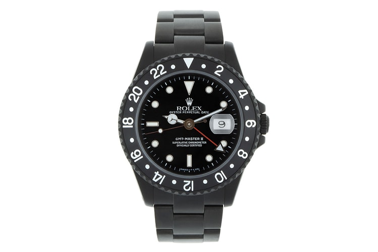 Black Limited Edition by Alejandro Alcocer 系列定製 Rolex GMT Master II 腕錶