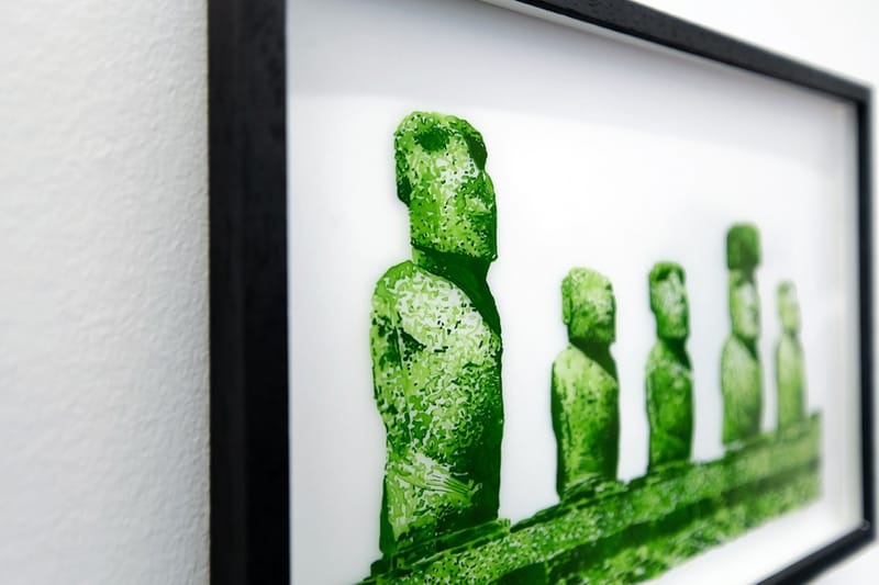 Daniel Arsham 于 Galerie Perrotin 舉辦 “Easter Island” 展覽現場回顧