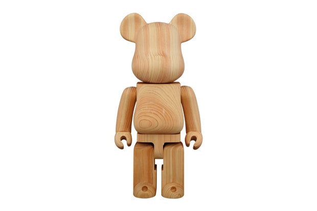 Karimoku x Medicom Toy Hinoki Cypress 檜木版 400% Bearbrick