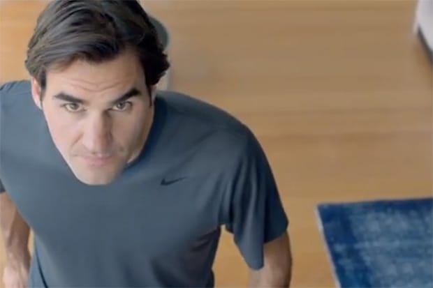 Roger Federer 擔鋼演出 Nike 最新廣告片 “The Fly Swatter”
