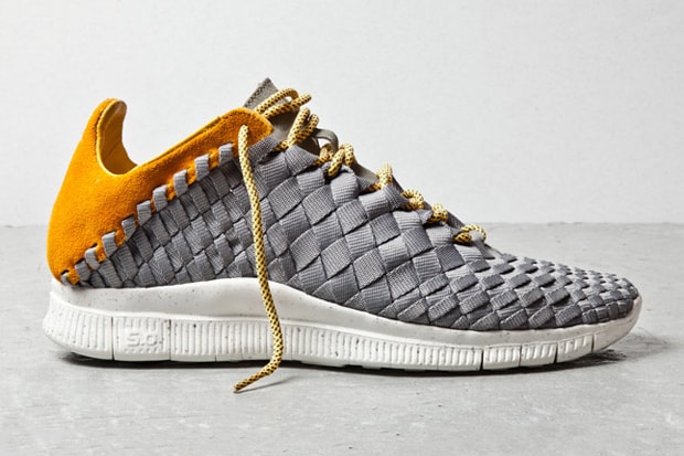 Nike Free Inneva Woven Grey/Laser Orange 配色