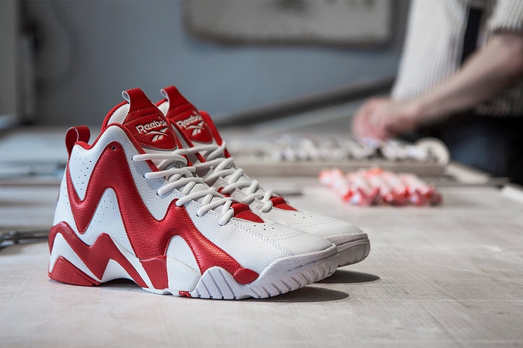 Sneakersnstuff x Reebok Kamikaze II Mid “Polkagris” 鞋款