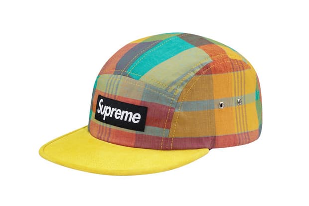 Supreme 2013 夏季 Madras Camp Cap 帽款