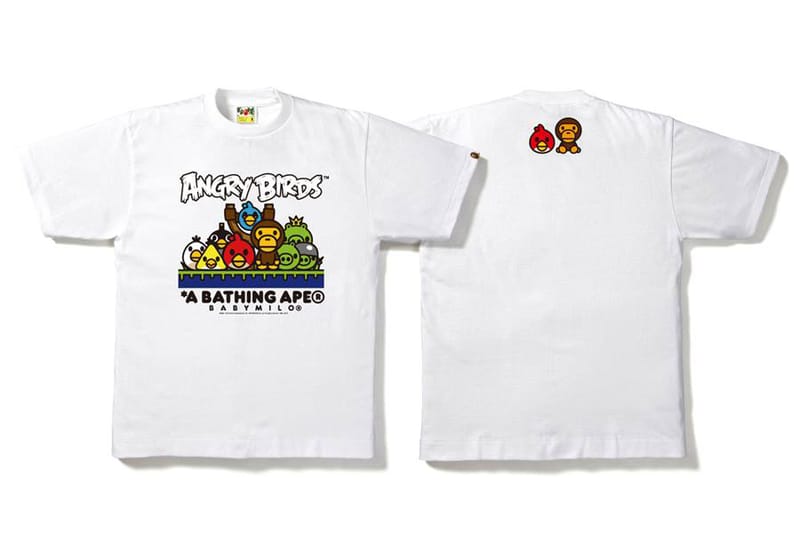 Angry Birds x A Bathing Ape 別注聯乘 BABY MILO Tee