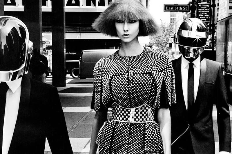 Daft Punk 與 Karlie Kloss 共同演繹 《Vogue》 造型特輯