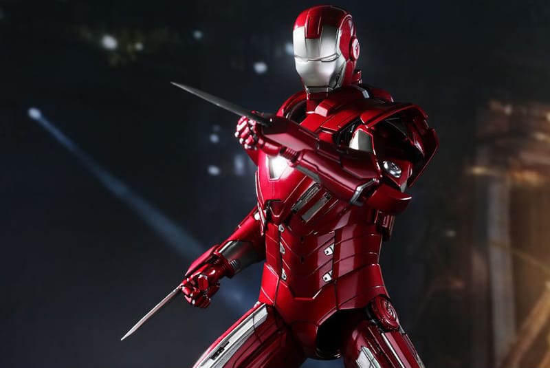 Hot Toys Iron Man 3 Silver Centurion Mark XXXIII 珍藏版人偶