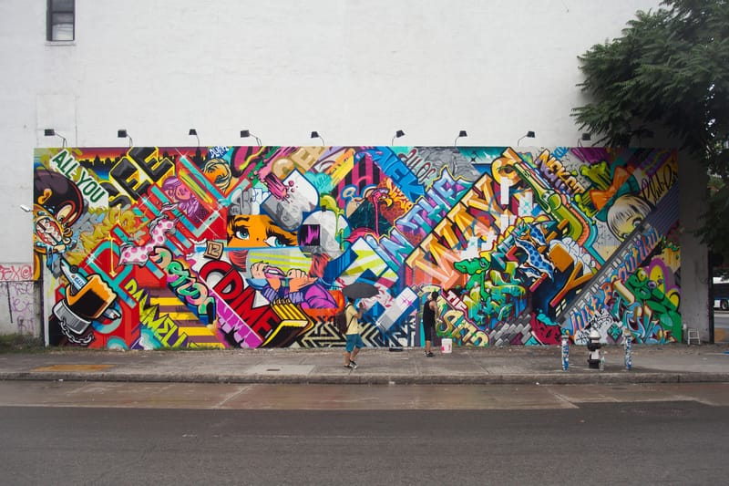 REVOK 與 POSE 聯袂 Bowery Wall Mural 塗鴉牆出爐 