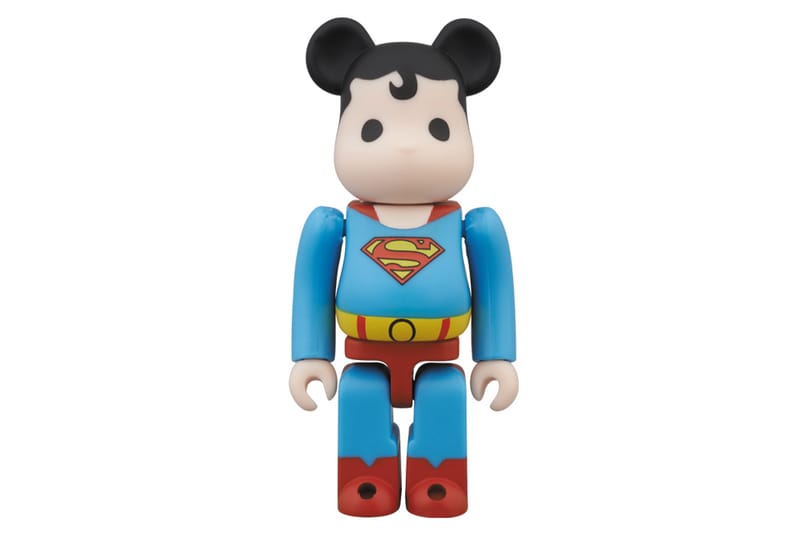 Superman x Medicom Toy 100% Bearbrick 超人版本公仔