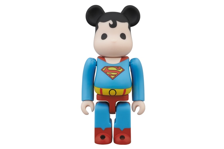 Superman x Medicom Toy 100% Bearbrick 超人版本公仔