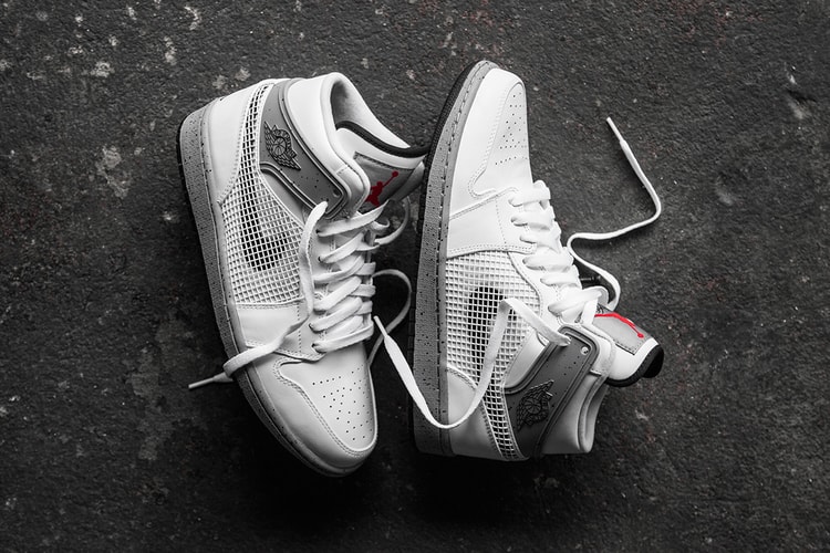 Air Jordan 1 Retro ’89 White/Cement Grey-Black 仔细鉴赏