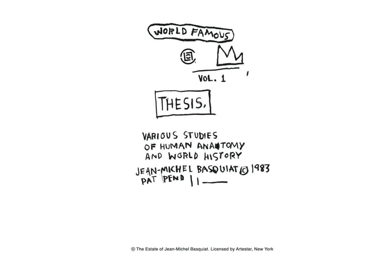 CLOT Thesis Vol. 1: CLOT x BASQUIAT Artist Capsule 藝術家合作企劃公佈