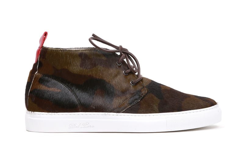 Del Toro Camo Pony Hair Chukka Sneaker 鞋款