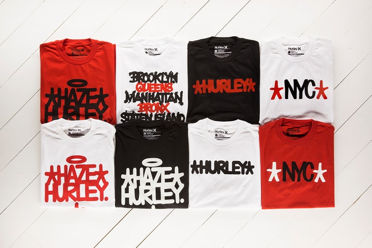 Haze x Hurley 聯名 T-Shirt 系列