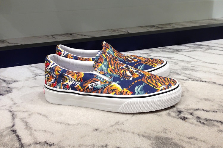 KENZO x Vans Classic Slip-On “Flying Tiger” 聯名鞋款