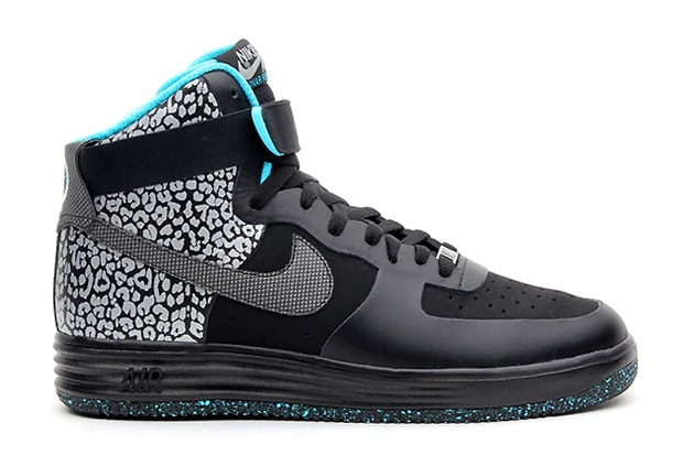 Nike Lunar Force 1 High PRM Black/Gamma Blue 配色