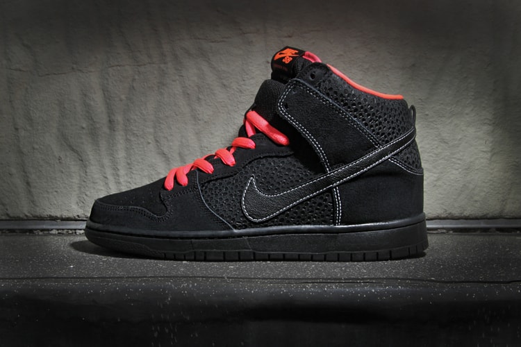 Nike SB Dunk High Pro Black/Atomic Red 配色