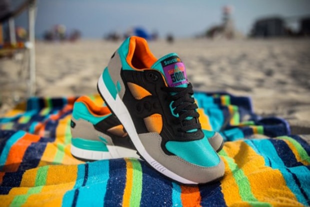 WEST NYC x Saucony Shadow 5000「Tequila Sunrise」聯乘鞋款