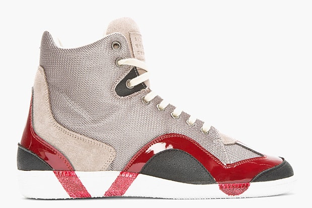 Maison Martin Margiela Grey Textured Painted 高筒鞋款