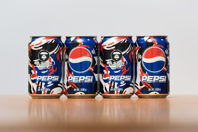  AAPE by A Bathing Ape x Pepsi 2013 “MOONFACE CAMO” 迷彩百事紀念罐