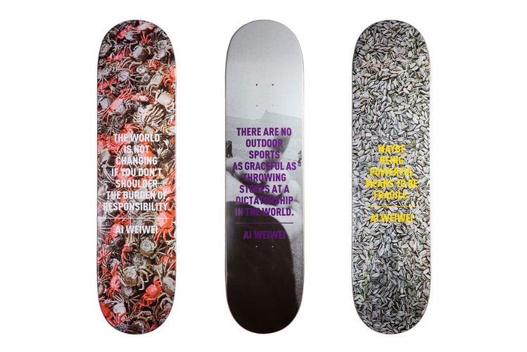 Ai Weiwei x Sk8room 2013 秋冬限量滑板系列
