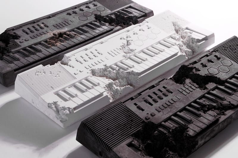 Daniel Arsham x Pharrell x Casio MT-500 Volcanic Ash 聯名藝術電子琴