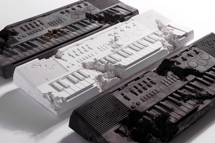 Daniel Arsham x Pharrell x Casio MT-500 Volcanic Ash 聯名藝術電子琴