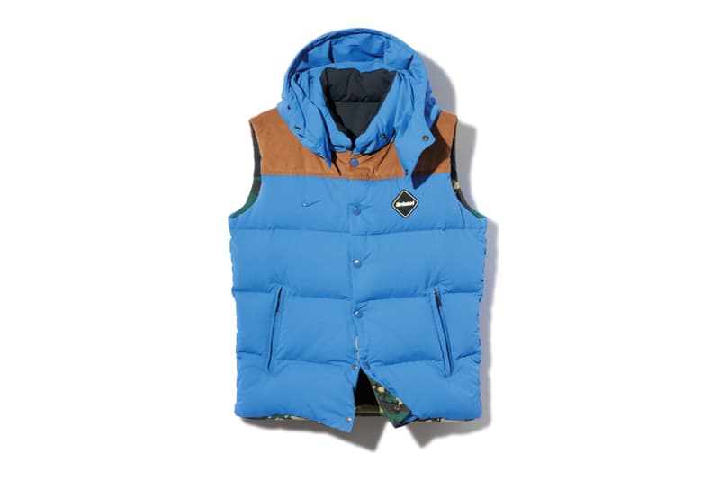 F.C.R.B. 2013 秋冬 FABRIC MIX REVERSIBLE DOWN VEST