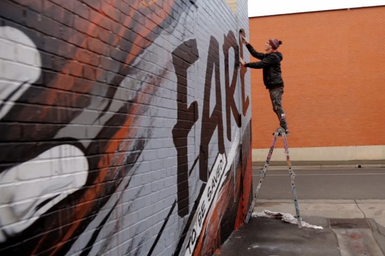 澳洲藝術家 Meggs 為當地最大的慈善廚房創作壁畫