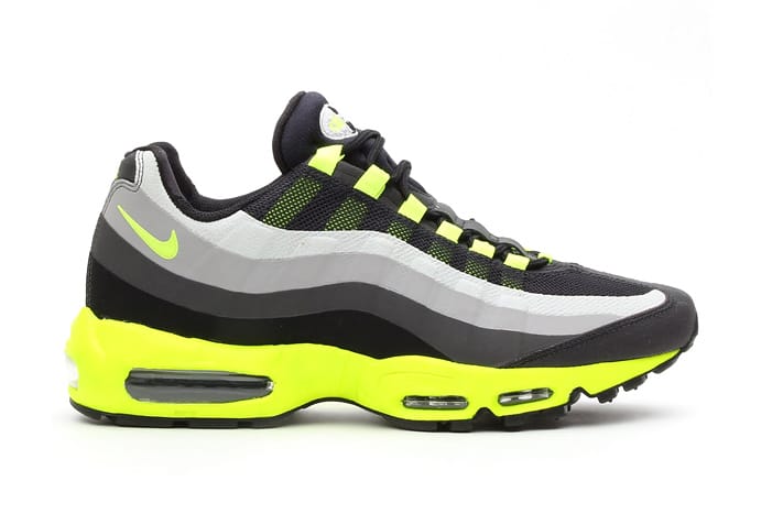 Nike Air Max 95 Black/Volt-Dark Charcoal-Midnight Fog 無縫版本