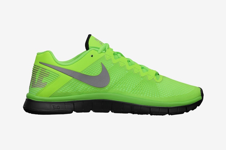 Nike Free Trainer 3.0 Flash Lime/Reflective Silver/Black 配色