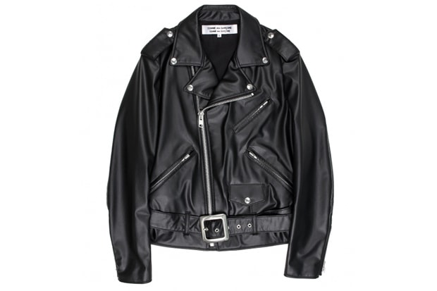 COMME des GARÇONS 皮革機車夾克