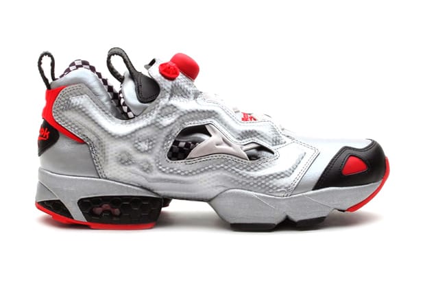 reebok pump silver