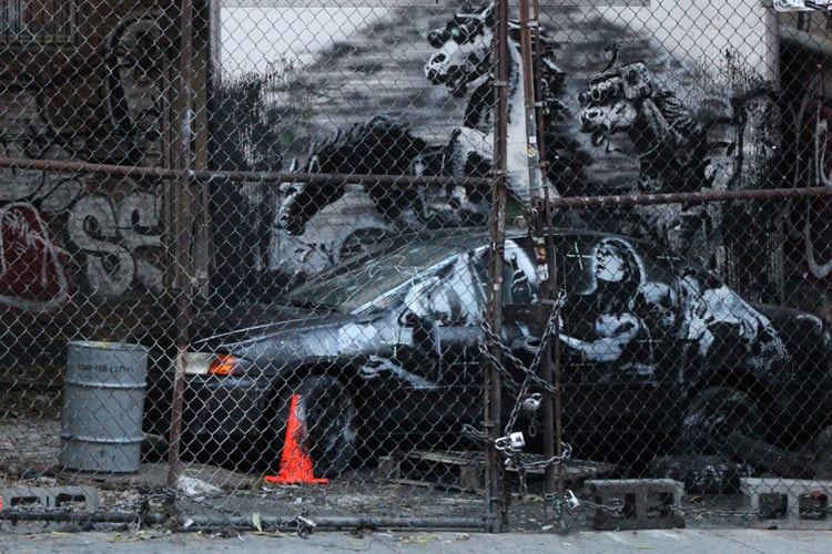 Banksy 藝術企劃「Better Out Than In」最新塗鴉作品