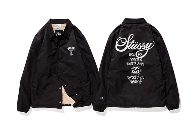 Champion x Stussy「WT Nylon」運動夾克