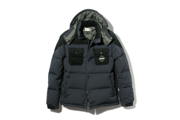 F.C.R.B. Fabric Mix Down Jacket 羽絨夾克