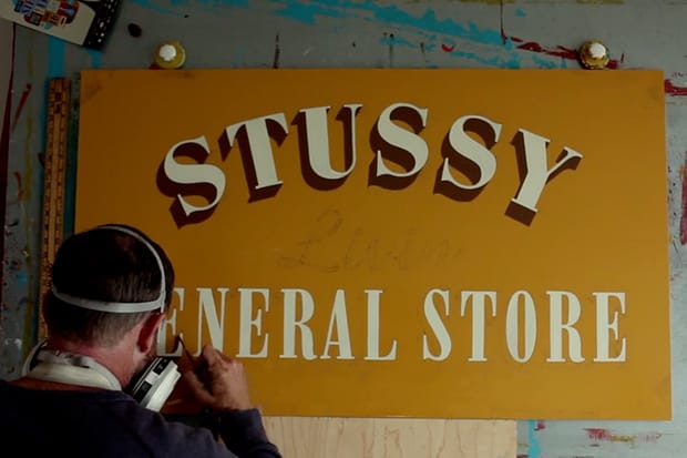 Jeff Canham 爲 Stussy Livin’ General Store 創作獨家標識