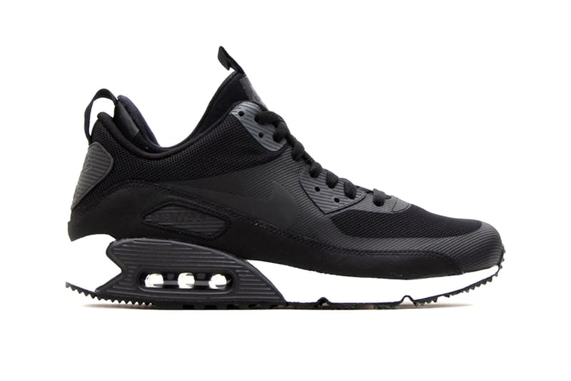 Nike Air Max 90 Sneakerboot Black/Dark Charcoal/White 配色